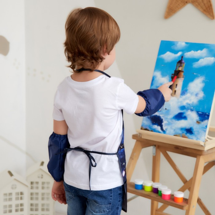 Фартук с нарукавниками детский Этель &laquo;Робот&raquo;, 49 х 39 см