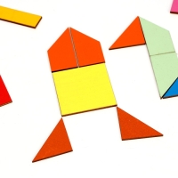 Развивающая доска &laquo;Сложи квадрат&raquo; 1 уровень сложности