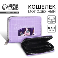 Кошелёк детский &laquo;Аниме&raquo; 12х9,5х2 см