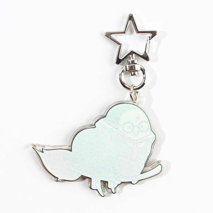 Брелок для ключей акриловый &laquo;Добавь магии&raquo;, 6 х 5,4 см