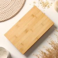 Блюдо для подачи Доляна Striata, 24&times;15&times;3 см, бамбук