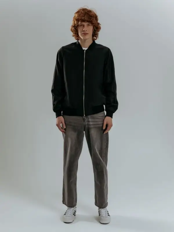 Бомбер Wigton, черный, размер 3XL