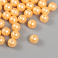 Набор бусин "Жемчуг" d 10 мм, 250 гр, коралловый