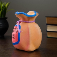 Копилка "Мешок", 8х11х12см, МИКС Копилка "Мешок", 8х11х12см, МИКС