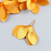 Декор для творчества текстиль "Бутон, цвет горчицы" набор 6 шт 6 см Декор для творчества текстиль "Бутон, цвет горчицы" набор 6 шт 6 см