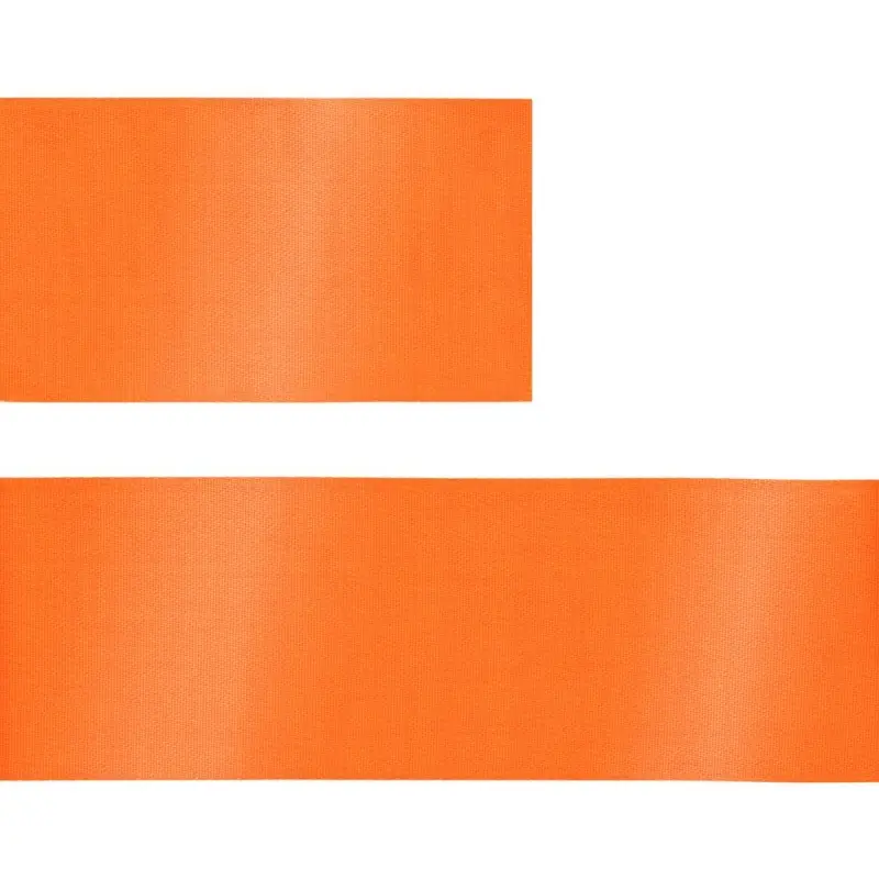 Лента сатиновая Satin 35 М, оранжевая, 60 см