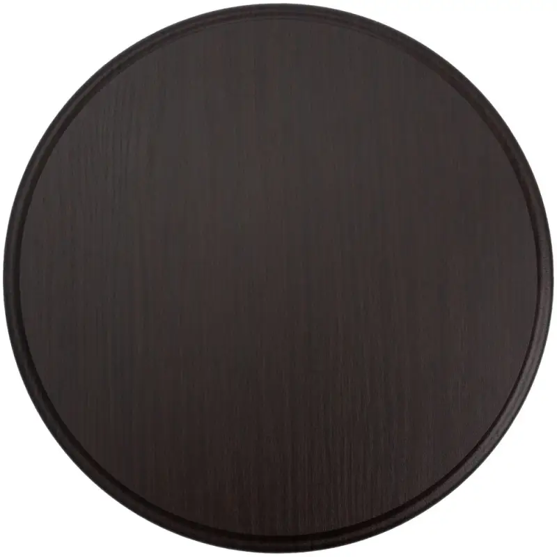 Плакетка Plaque, круглая, венге с серебристой пластиной Плакетка Plaque, круглая, венге с серебристой пластиной