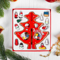 Сувенир новогодний "Елка на подставке" (градиент, цвет микс) Сувенир новогодний "Елка на подставке" (градиент, цвет микс)