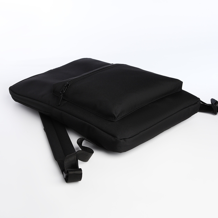 Рюкзак для ноутбука из текстиля на молнии, наружный карман, цвет чёрный Рюкзак для ноутбука из текстиля на молнии, наружный карман, цвет чёрный