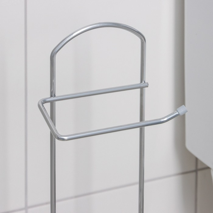 Органайзер для туалетной бумаги 15.5&times;66 см, цвет хром