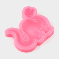 Молд «Динозавр», силикон, 8×8×12 см, цвет розовый Молд «Динозавр», силикон, 8×8×12 см, цвет розовый