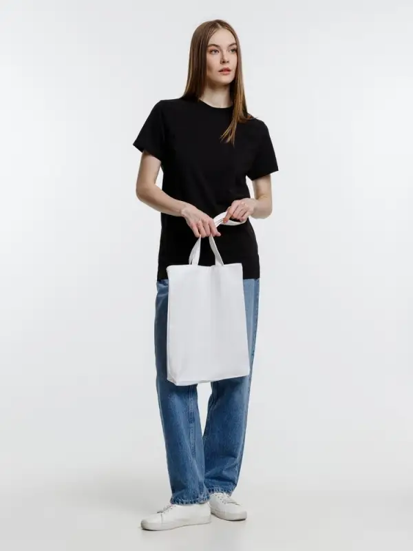 Холщовая сумка Strong 210, белая Холщовая сумка Strong 210, белая