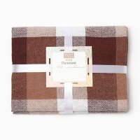 Плед Пикник 170х210см, цв.бел/беж/кор рап. 8, хл20%, пан40%, пэ 40% Плед Пикник 170х210см, цв.бел/беж/кор рап. 8, хл20%, пан40%, пэ 40%