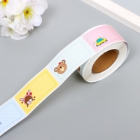 Наклейка бумага "Цветной фон для заметок" 4,5х2,5 см 250 шт в рулоне 3х6х6 см Наклейка бумага "Цветной фон для заметок" 4,5х2,5 см 250 шт в рулоне 3х6х6 см