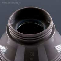 Термос 1 л, со стеклянной колбой, 11 х 31см, микс