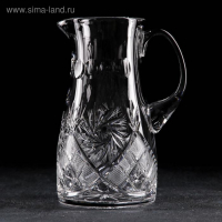 Кувшин хрустальный без крышки &laquo;Мельница&raquo;, 1.2 л