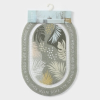 Коврик для дома LaDо́m, 40&times;60 см, цвет серый