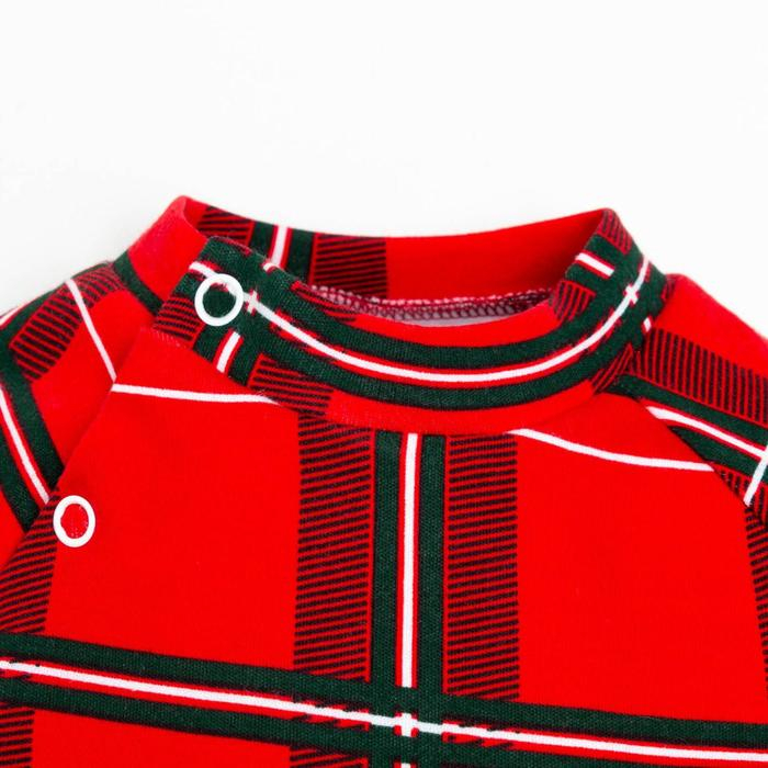 Комбинезон Крошка Я Комбинезон Крошка Я "Клетка", рост 62-68 см