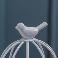 Конфетница керамическая &laquo;Голубка&raquo;, 200 мл, 9,5&times;18 см, цвет белый