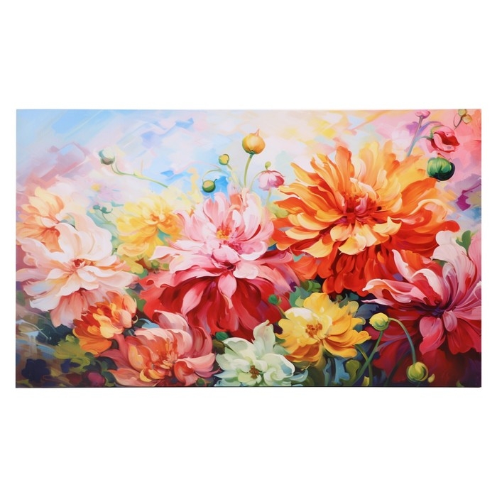 Картина на холсте Картина на холсте "Цветы" 60*100 см