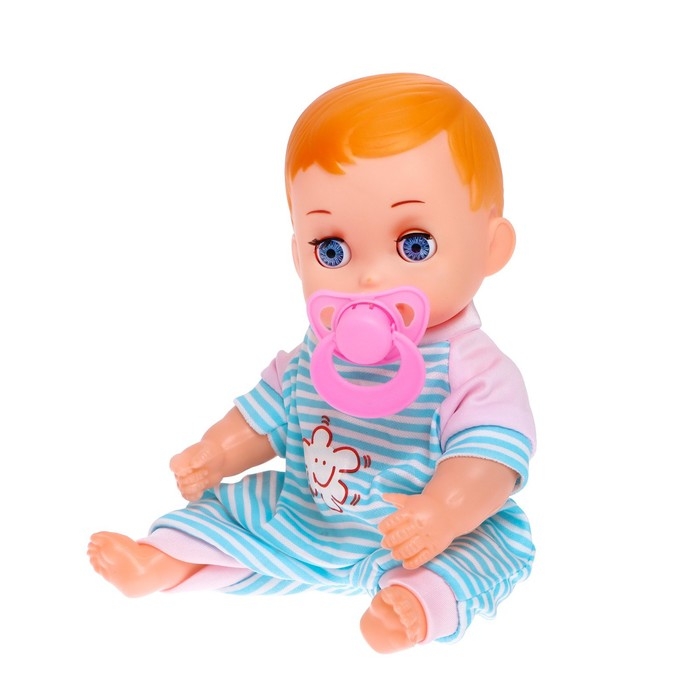 Пупс &laquo;Коля&raquo; со звуком, в костюмчике МИКС