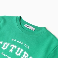 Костюм детский (лонгслив, брюки) KAFTAN Future р.36 (134-140), зеленый