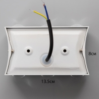 Светильник "Бисо" 6хLED 6Вт 4000К IP66 белый 14х4,5х8 см Светильник "Бисо" 6хLED 6Вт 4000К IP66 белый 14х4,5х8 см