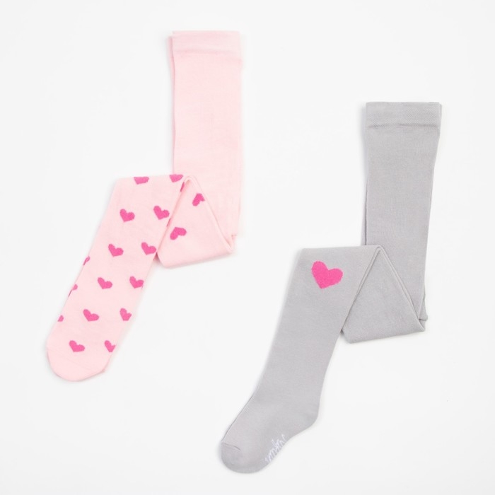Набор колготок детских KAFTAN &laquo;Сердечки&raquo;, рост 92-98 см