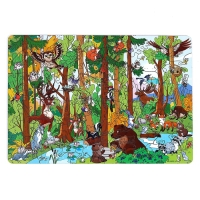 Пазл деревянный фигурный «Однажды в лесу», 60 элементов Пазл деревянный фигурный «Однажды в лесу», 60 элементов
