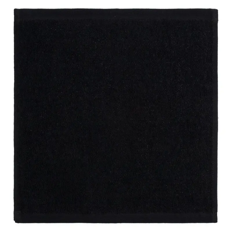 Полотенце махровое &laquo;Юнона&raquo;, малое, черное