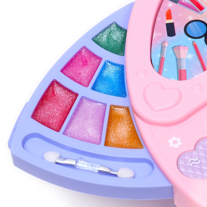 Набор косметики для девочки Набор косметики для девочки "Сверкающая мечта", столик с зеркалом