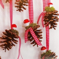 Набор для создания подвесной ёлочной игрушки из шишек &laquo;Прелесть&raquo;