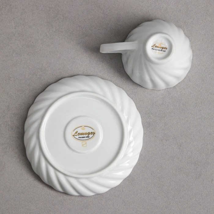 Кофейный набор «Кармен», 12 предметов, 6 чашек 60 мл, фарфор, Иран Кофейный набор «Кармен», 12 предметов, 6 чашек 60 мл, фарфор, Иран