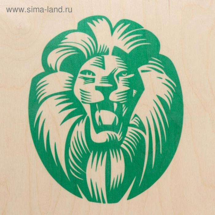 Доска балансировочная балансборд малая "Лев", 50&times;33х0,9 см