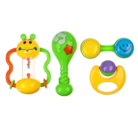 Набор погремушек &laquo;Звонкая радость&raquo;, 4 шт, цвет МИКС, Крошка Я