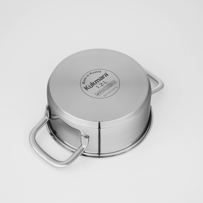Кастрюля SAFIA, 1.2 л, d=16 cм, капсульное дно, индукция