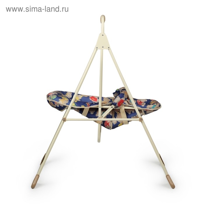 Качели детские напольные &laquo;Ветерок-Люкс&raquo;, бежевый рисунок МИКС