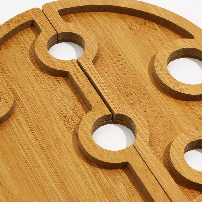 Менажница деревянная сборная «Сыр», 22.7 см Менажница деревянная сборная «Сыр», 22.7 см