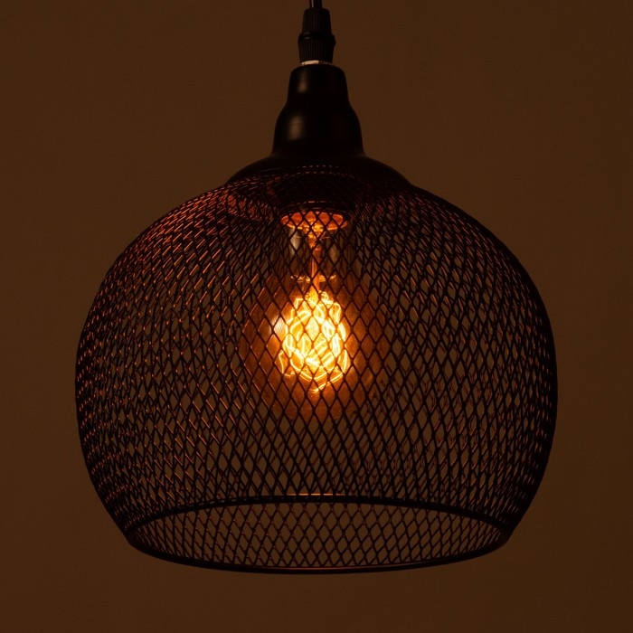 Светильник BayerLux "Шар" 1х40Вт E27 черный 22х22х110 см.