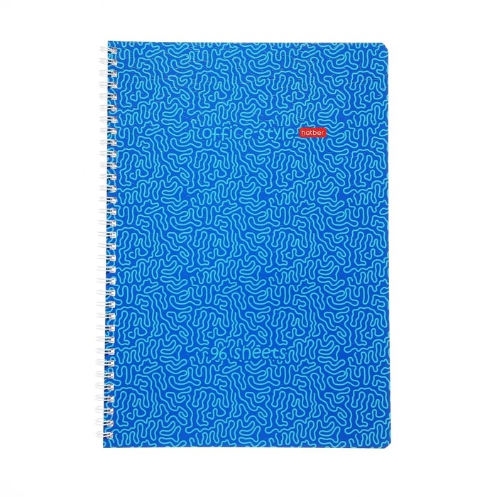 Тетрадь A4, 96 листов в линейку на гребне Тетрадь A4, 96 листов в линейку на гребне "Лабиринт", обложка мелованный картон, глянцевая ламинация, тиснение, блок 65 г/м2, 4В МИКС