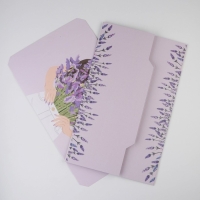 Коробка подарочная складная, упаковка, &laquo;Лаванда&raquo;, 26 х 26 х 8 см