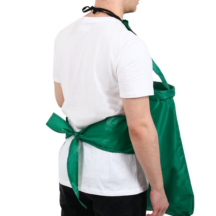 Фартук для сбора урожая, один карман на молнии, зелёный, &laquo;Кенгуру&raquo;, Greengo