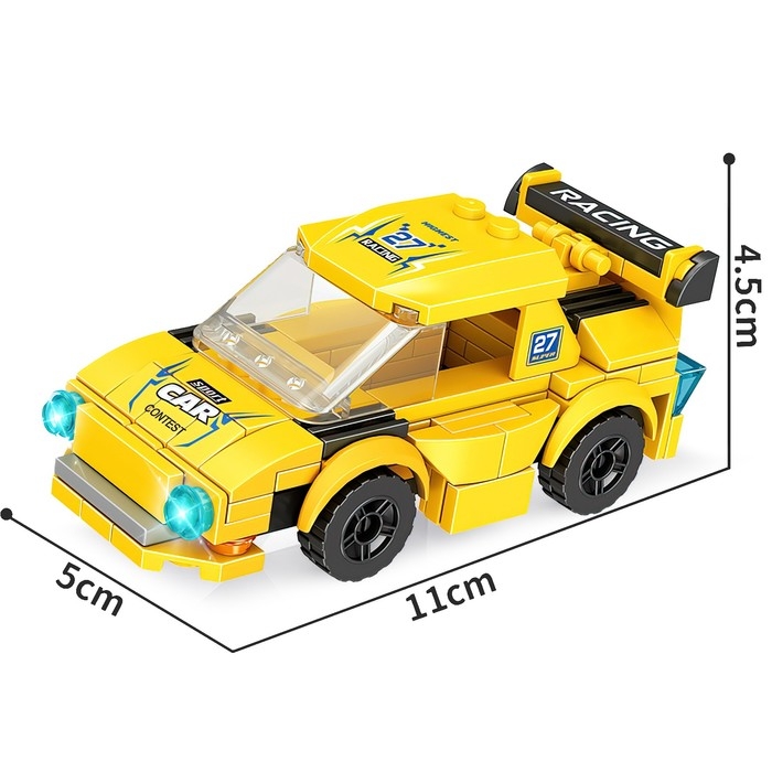Конструктор Гонка «Спорткар», 104 детали Конструктор Гонка «Спорткар», 104 детали