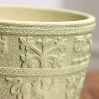 Горшок цветочный Суздаль бежевый бутон, 2,15 л