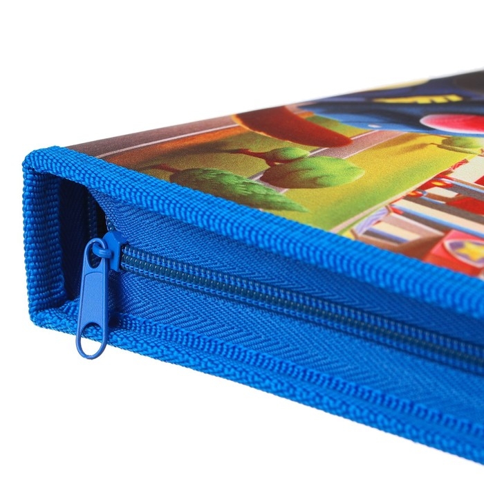 Папка для труда А4 с пеналом, на молнии, текстиль, Щенячий патруль Папка для труда А4 с пеналом, на молнии, текстиль, Щенячий патруль