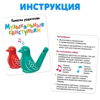 Развивающий набор &laquo;Музыкальные свистульки&raquo;