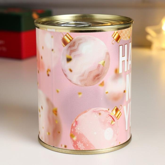 Копилка-подарок металл Копилка-подарок металл "Happy New Year"