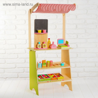 Игровой набор &laquo;Играем в магазин&raquo;, деревянные продукты в наборе