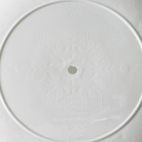 Блюдо для торта и пирожных 2-х ярусное Доляна &laquo;Вивьен&raquo;, d=22 см, 36&times;22&times;19,5 см, цвет белый