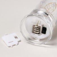 Свеча светодиодная с бабочками, мод. СВ-24 &laquo;Бабочки&raquo;, 8 х 4,7 см.